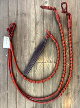 Load image into Gallery viewer, Romal Reins 16 plait 102” Sienna Sorrel special edition CH-102S