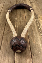 Load image into Gallery viewer, Bosal 5/8&quot; 28 Plait Cheeks Dark Brown with Black Accents MC28-K SALE!